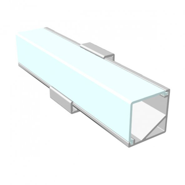Arge LED Mutfak Dolabı ve Tezgah Altı Köşe Difüzörlü Köşe Bar LED 24V 3000K 100CM - 1