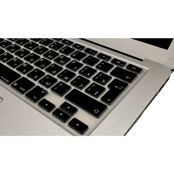 Rusça Klavye Macbook Air Pro Kılıf (Eski USB’li Model 2008/2017 yılı) ile Uyumlu - Resim 3