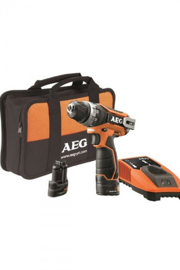 AEG   Bs12c2 Li 12 V 2.0 Ah Çift Akülü Tornavida Matkap - 1