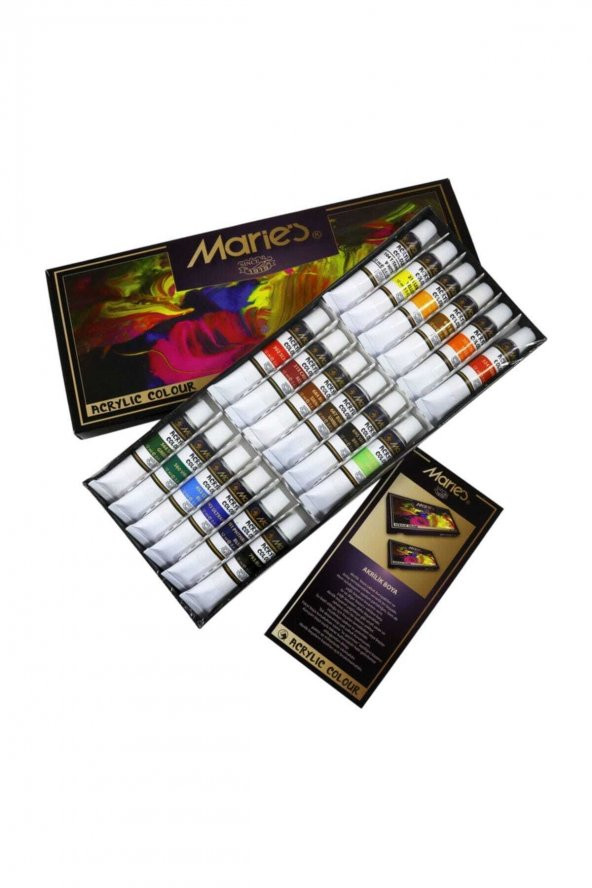 Maries 18 Renk Akrilik Boya 818B 12 Ml Mrmar0016