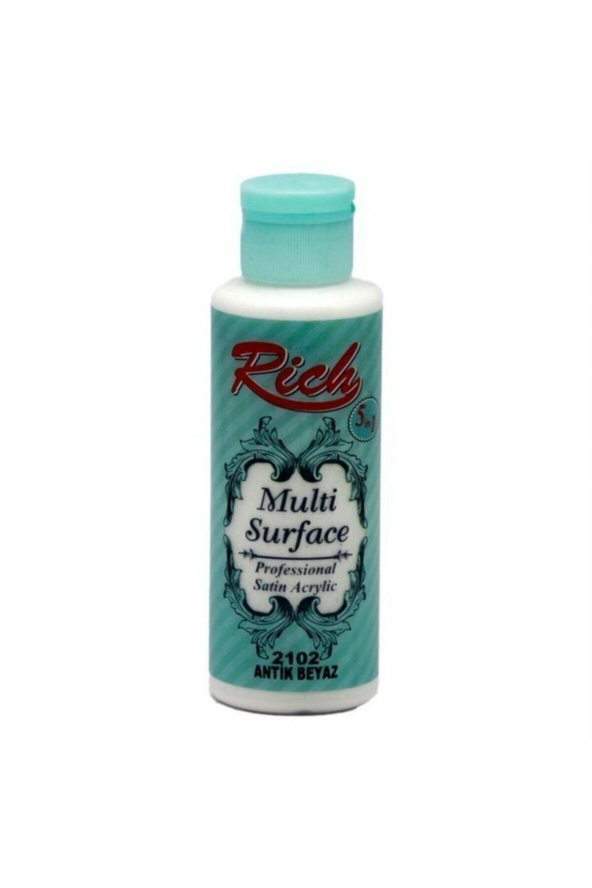 Rich Multisurface Antik Beyaz Akrilik Boya 120 Cc