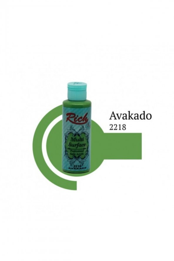 Rich Multi Surface 120 Cc Avakado 2218 Akrilik Boya