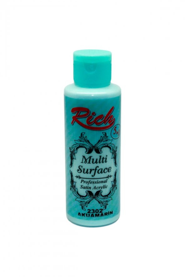 Rich Multi Surface 120 Cc Akuamarin 2302 Akrilik Boya