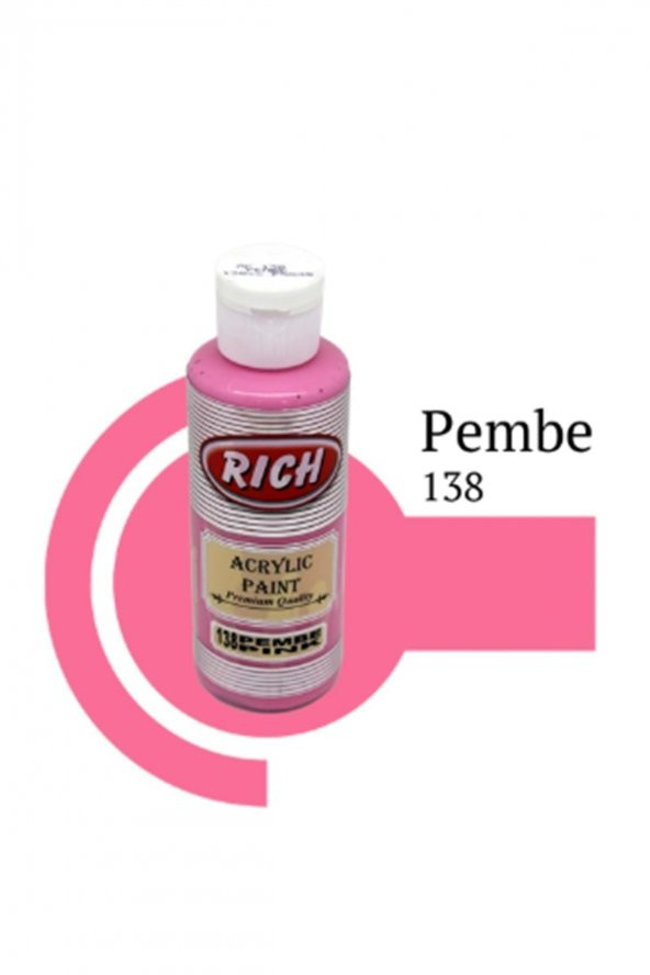 Rich Master Akrilik 120 Cc Pembe