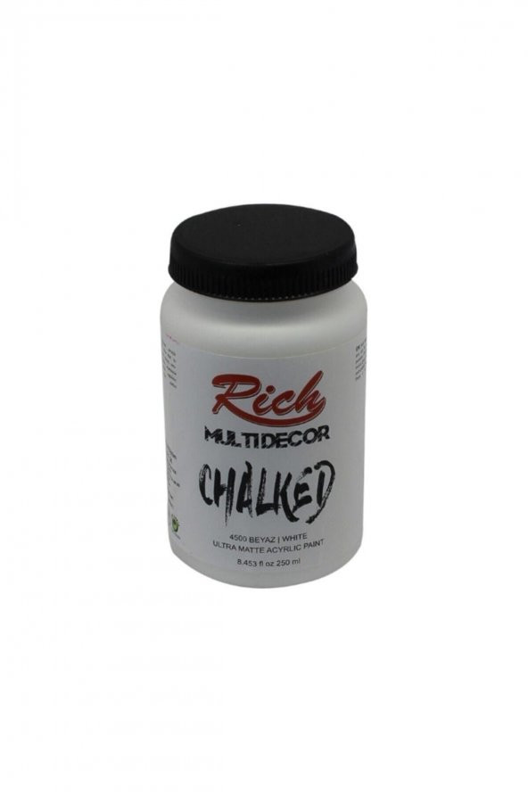 Rich Multidecor Chalked Beyaz 250 Ml Akrilik Boya 4500
