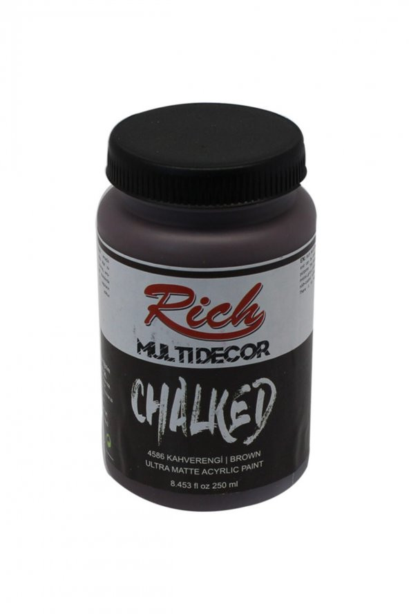 Rich Multi Decor Chalked Ultra Mat Akrilik 250 Cc 4586 Kahverengi
