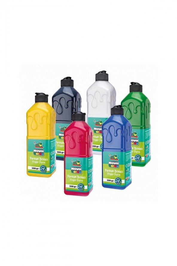 Nova Color 6 Lı Parmak Boyası 500 Gr (nc-784)