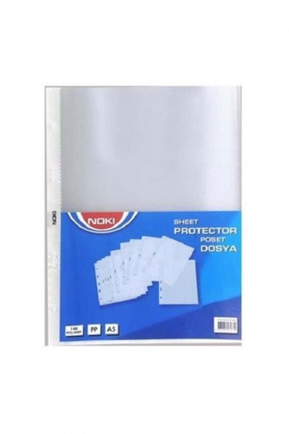 Noki A-5 Poşet Dosya 100 Lü 4835 (1 Paket 100 Adet)