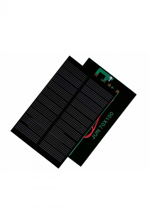 Emay Küçük Mini Güneş Paneli 7cmx10cm 6 Volt 0,15 Amper &#43 Ve - Uç Kablo