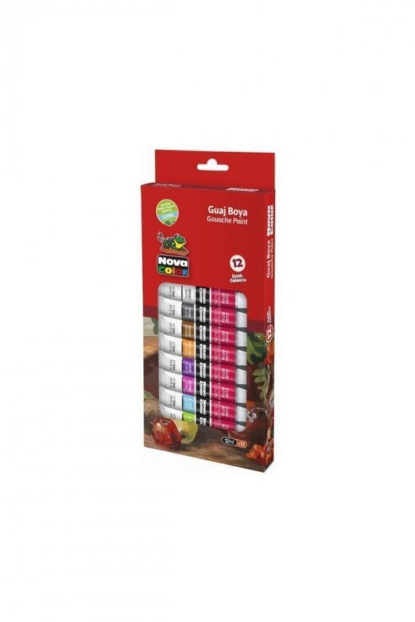 Nova Color Guaj Boya Tüp 12 Li 12 ml Nc-781