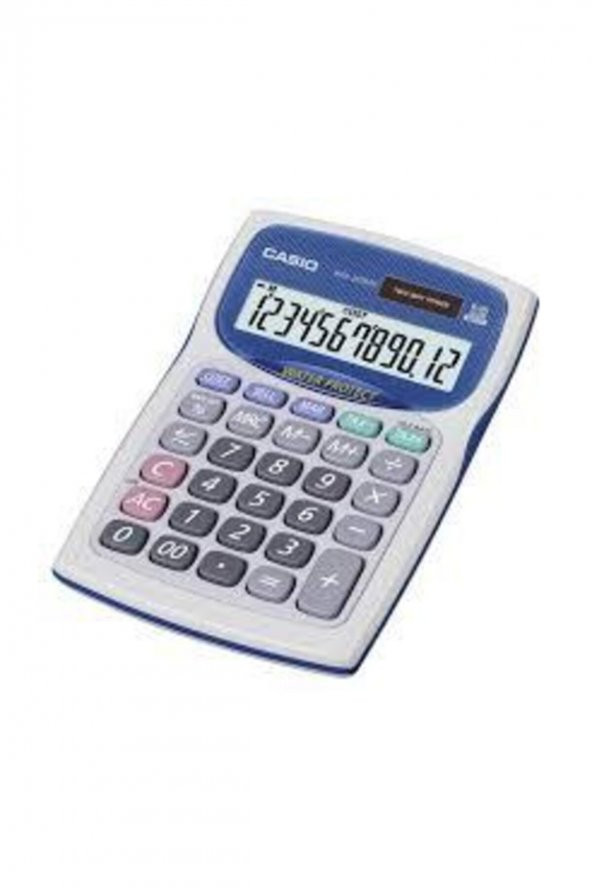 Casio Wd-220Ms-Bu 12 Hane Suya-Toza Dayanıklı Masa Üstü Hesap Makinesi