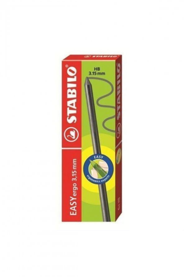 Stabilo Teknik Min Versatil Kalem Ucu Easy Ergo Hb 6 Lı 3.15 Mm 78906-hb