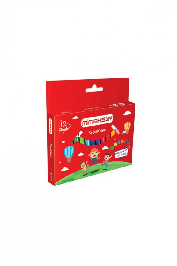 Mimaks 12 Renk Jumbo Keçeli Kalem Jfy-4513