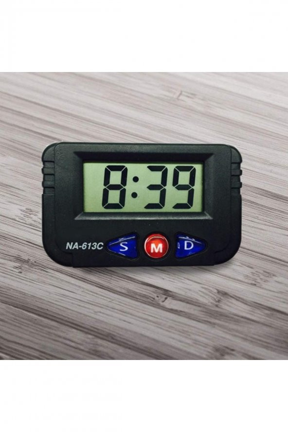 NAKO 613c Araba Gösterge Paneli Elektronik Saat Dijital Saat Ölçer Masaüstü Saati