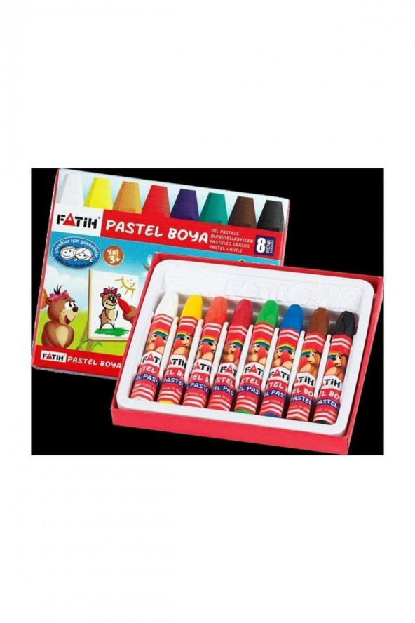 Fatih Pastel Boya 8 Renk King Size
