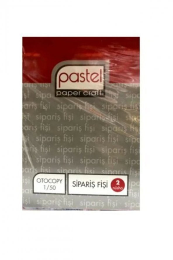 Pastel Sipariş Fişi 150