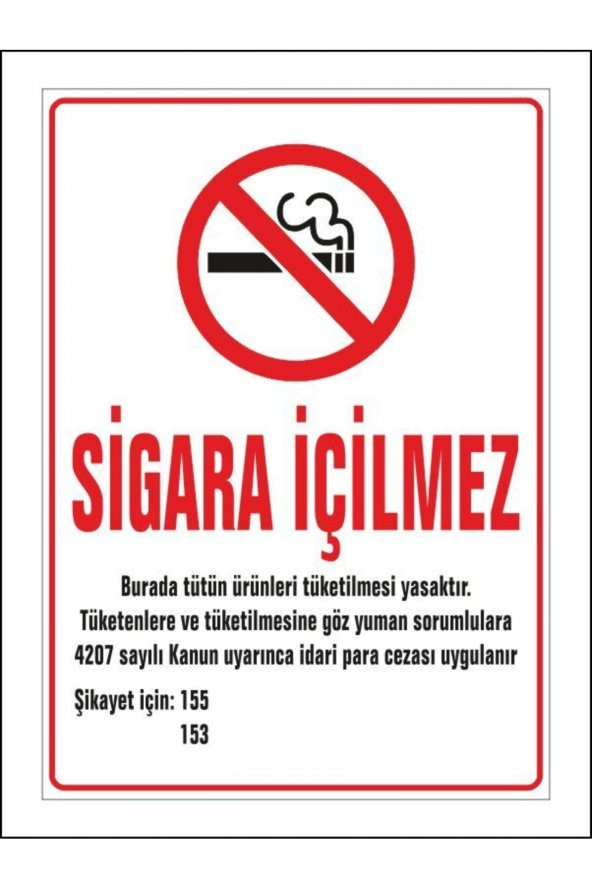 eveistiyorum Sigara Içilmez