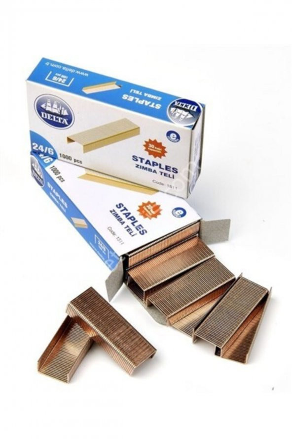 Delta Zımba Teli 246 Sarı (1000 Lik 1 Pk.)
