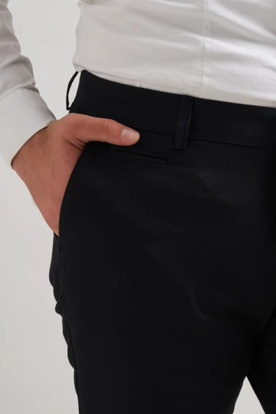 Notra Klasik Kesim Kışlık Gabardin Kumaş Likralı Boru Paça Erkek Pantolon - 4