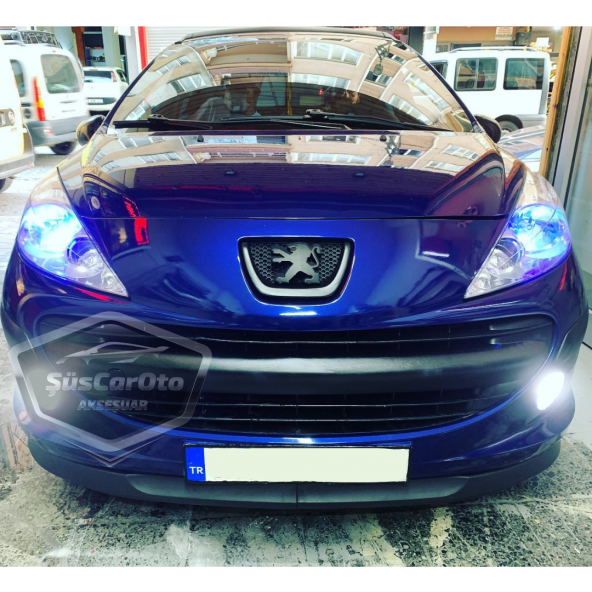 Peugeot 207 2006-2014 Uyumlu Üniversal Astra H lip Esnek Ön Lip 2 Parça Tampon Altı Dil Karlık Ön Ek - 6