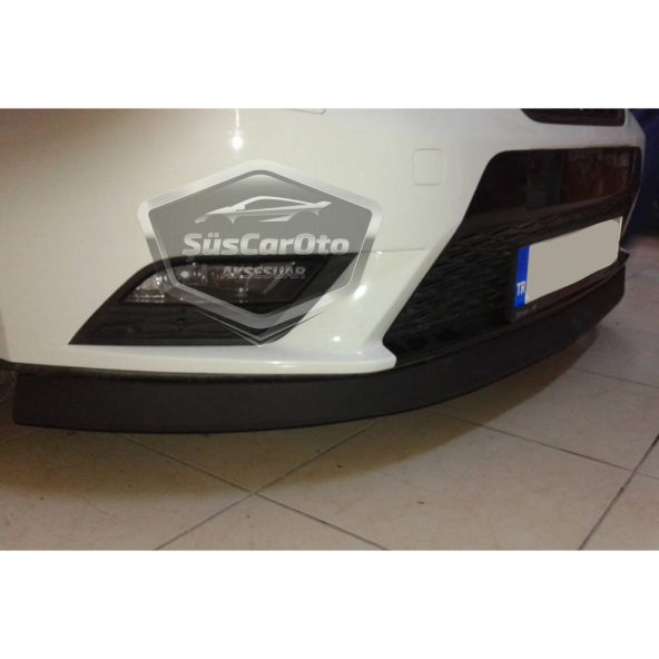 Seat Leon MK3 MK3.5 2012-2020 Uyumlu Üniversal Astra H lip Esnek Ön Lip 2 Parça Tampon Altı Dil Karlık Ön Ek - 2