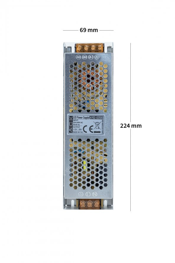 ACK 20A250W12V Led Trafosu AY02-02500 - 3