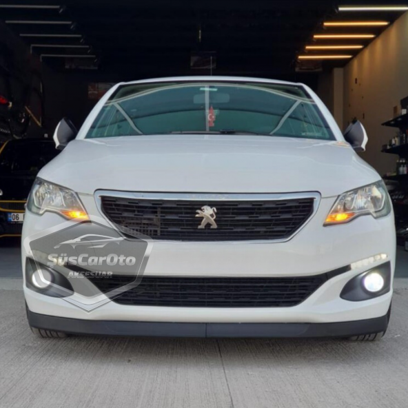 Peugeot 301 2012-2021 Uyumlu Üniversal Astra H lip Esnek Ön Lip 2 Parça Tampon Altı Dil Karlık Ön Ek - 3