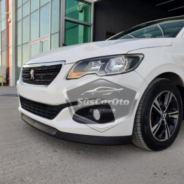 Peugeot 301 2012-2021 Uyumlu Üniversal Astra H lip Esnek Ön Lip 2 Parça Tampon Altı Dil Karlık Ön Ek - 5