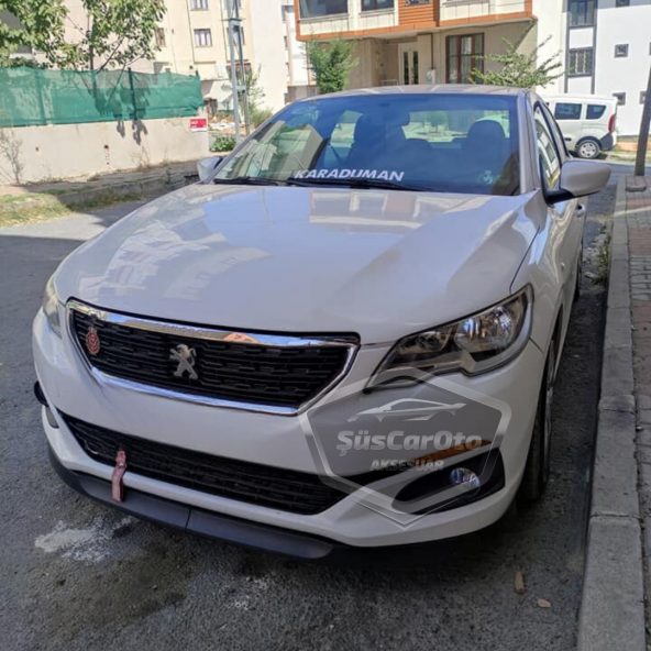 Peugeot 301 2012-2021 Uyumlu Üniversal Astra H lip Esnek Ön Lip 2 Parça Tampon Altı Dil Karlık Ön Ek - 8