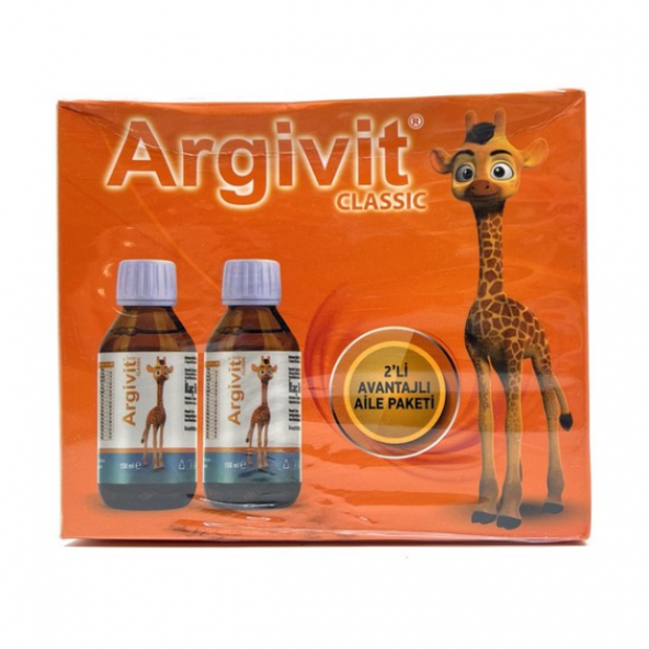 Argivit Classic Şurup 150 ml - 2li Avantajlı Aile Paketi