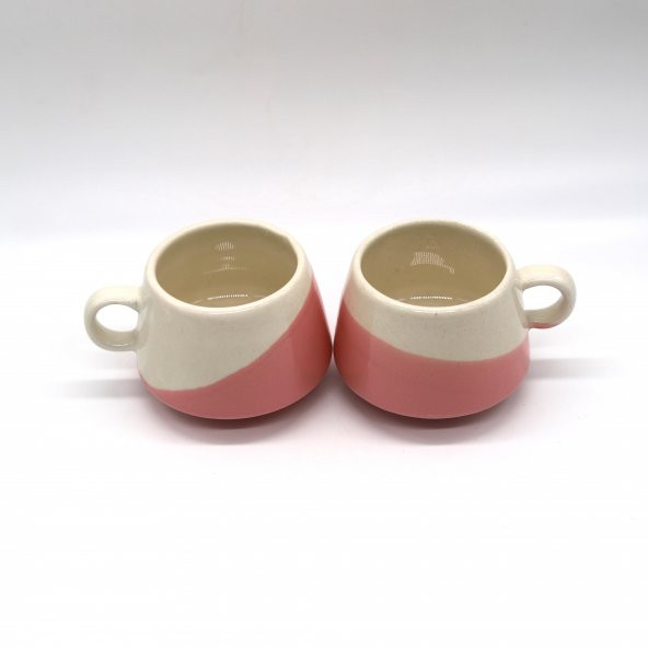 Tardan Betty Seramik Fincan 2 Adet  - 230 ml - Pembe - 2