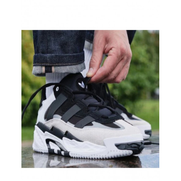Adidas Niteball Siyah Beyaz ayakkabı