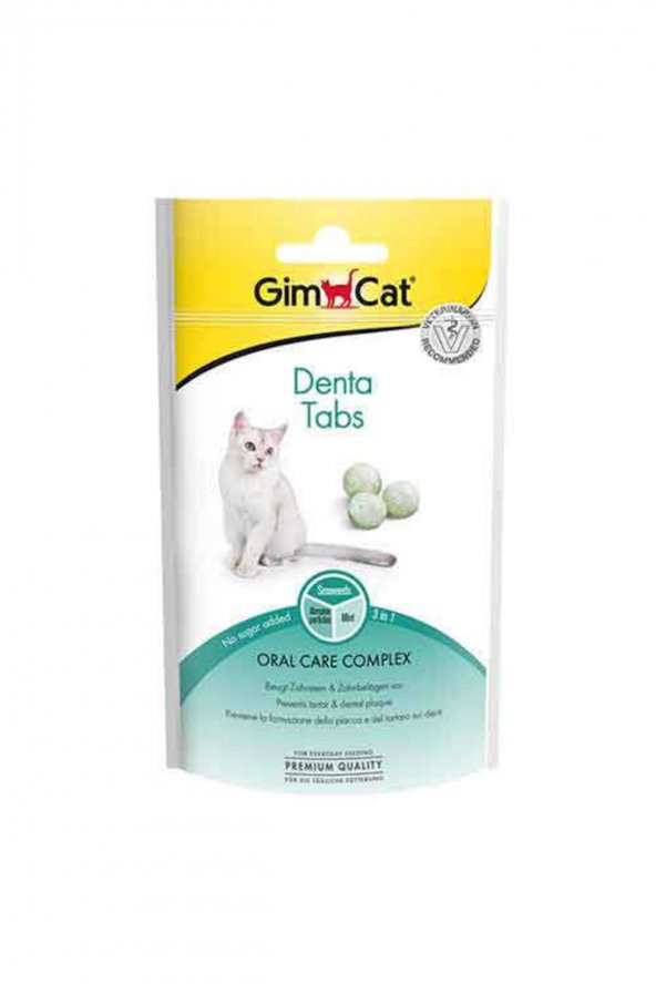 Gimcat Denta Tabs Ağız Diş Sağlığı Kedi Ödülü 40gr