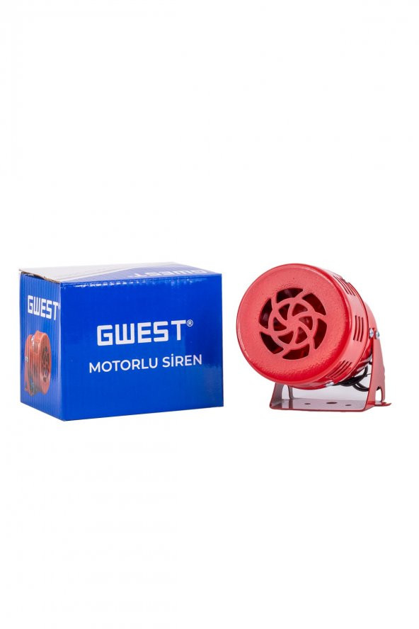 Gwest Motorlu Siren Metal Kasa 220V 110-130 Desibel