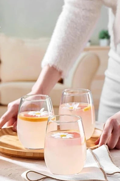 Paşabahçe Amber Su Meşrubat Bardağı 6 Lı 420825 350 cc - Resim 3