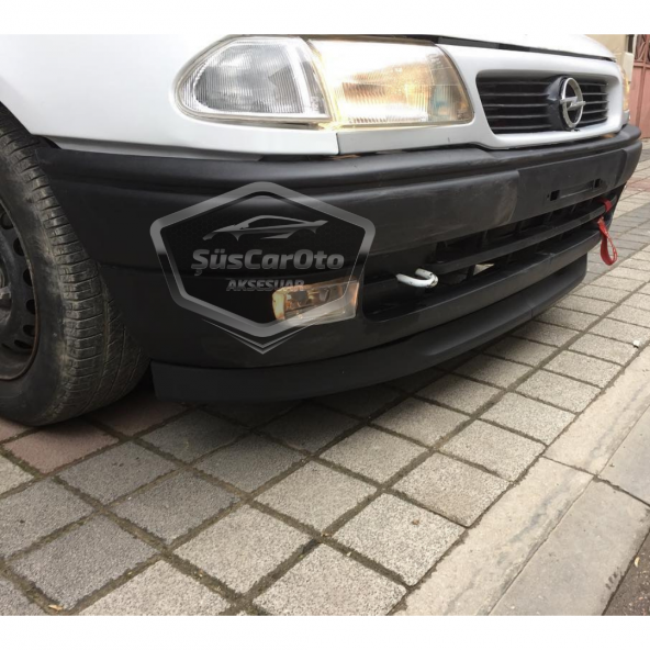 Opel Astra F 1991-1998 Uyumlu Üniversal Astra H lip Esnek Ön Lip 2 Parça Tampon Altı Dil Karlık Ön Ek - 2