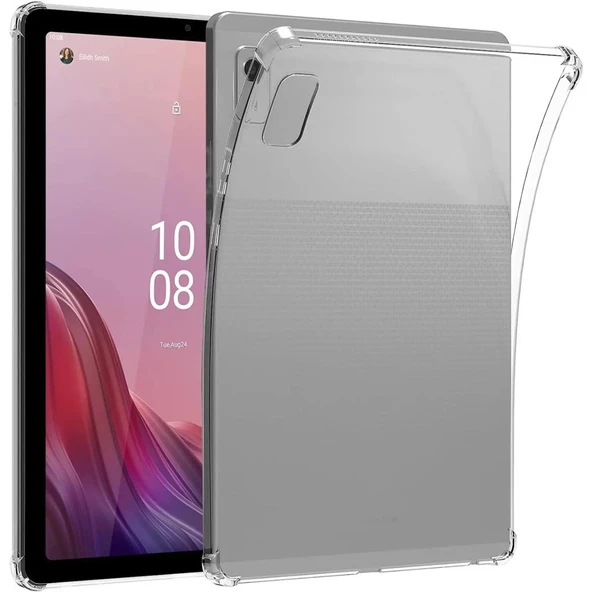 Lenovo Tab M9 9inç TB310FU Kılıf Darbelere Dayanıklı Şeffaf Kapak