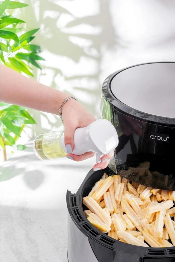 Kapris 2 li Yağdanlık Sprey Air Fryer Cam Yağlık Mist Püskürtücü 225 ML 15717 - 2