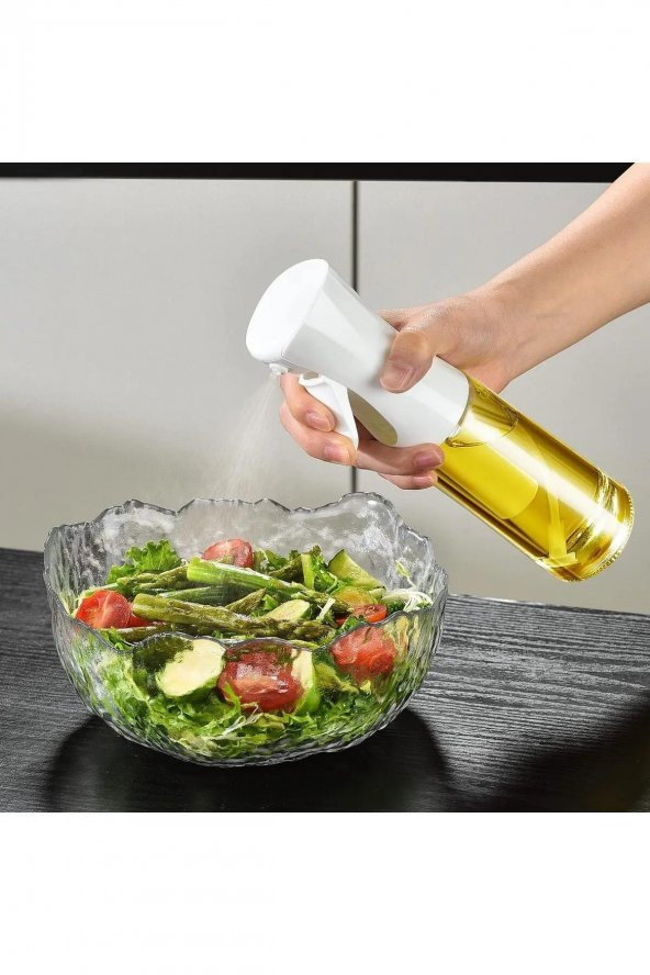 Kapris 2 li Yağdanlık Sprey Air Fryer Cam Yağlık Mist Püskürtücü 225 ML 15717 - 4