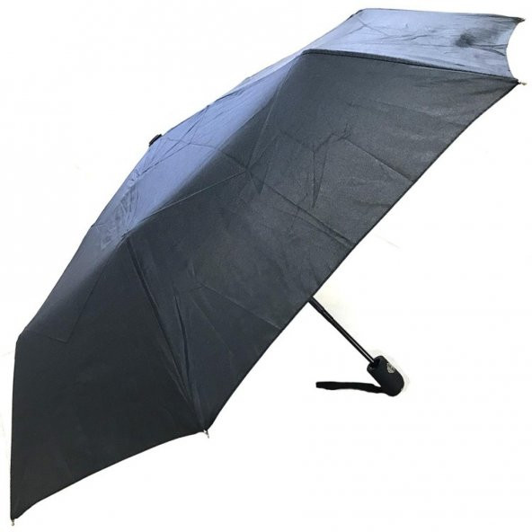 CCl Unisex  8 Telli Otomatik Katlanır Küçük Boy Şemsiye Lacivert - 2