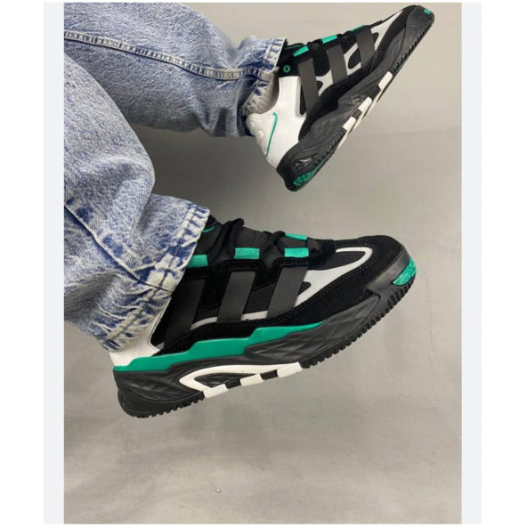 Adidas Niteball Siyah yeşil ayakkabı