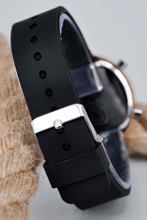 Bakır Renk Yuvarlak Kasa Dijital Tuşlu Sevimli Çocuk Kol Saati Su-164-020 - Resim 3