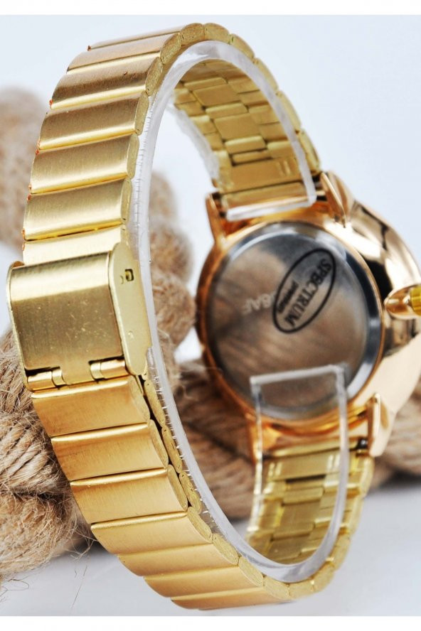 Ayarlanabilir Kordonlu Gold Renk Yeni Sezon Genç Kız Kadın Kol Saati Su-690-001 - 3