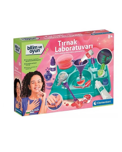 Clementoni Bilim ve Oyun Tırnak Laboratuvarı 64471
