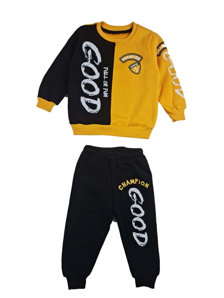 Erkek Çocuk 3 İplik Baskılı İkili Takım GOOD - 7