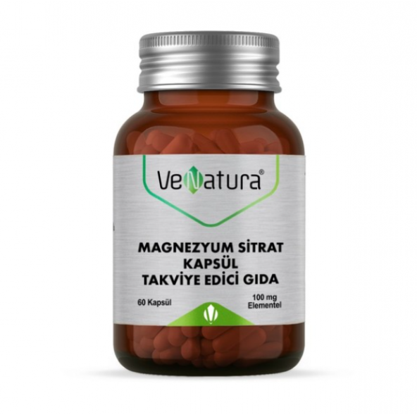 Venatura Magnezyum Sitrat 60 Kapsül