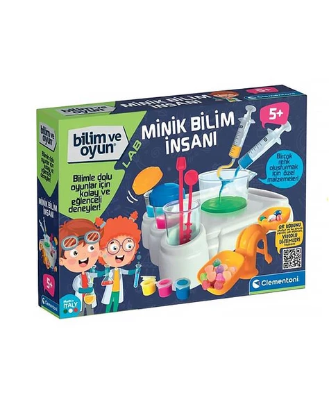 Clementoni Bilim ve Oyun Minik Bilim İnsanı Seti 64196
