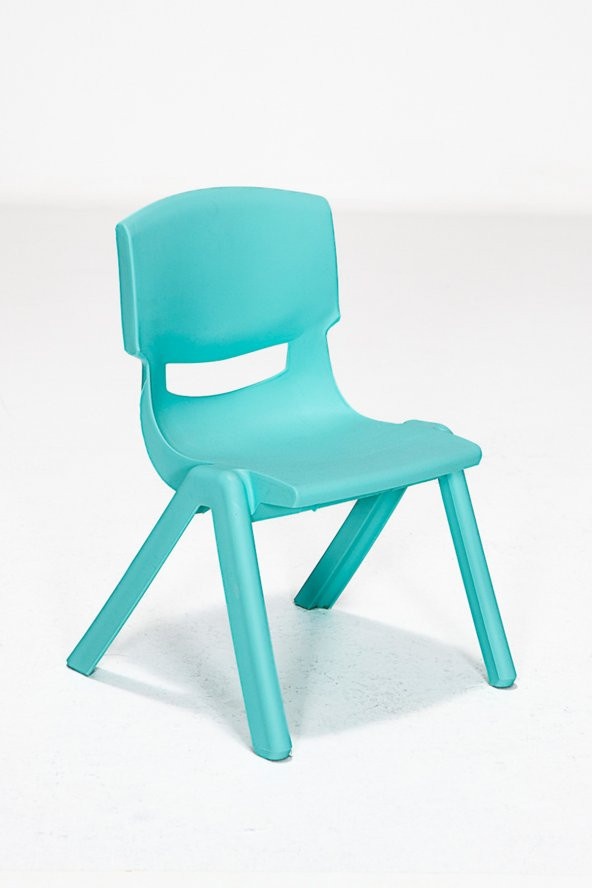 Sandalie Junior 2 Adet Ergonomik Konforlu Anaokulu Kreş Çocuk Sandalyesi - Turkuaz - 2