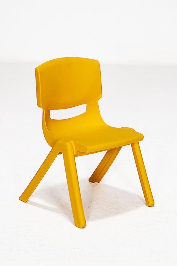 Sandalie Junior 6 Adet Ergonomik Konforlu Anaokulu Kreş Çocuk Sandalyesi - Sarı - 2