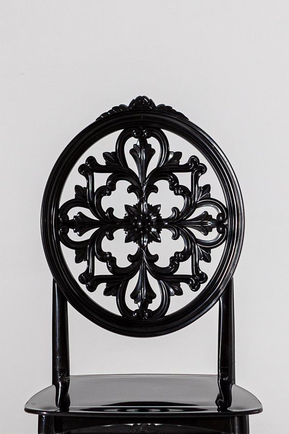 Sandalie Nero Siyah Masa 75X110 Cm Venüs Siyah Sandalye Mutfak Masa Takımı - 3